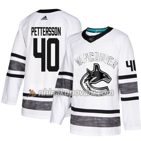 Vancouver Canucks Dresy Elias Pettersson 40 Bílá 2019 NHL All-Star Adidas Authentic - Pánské